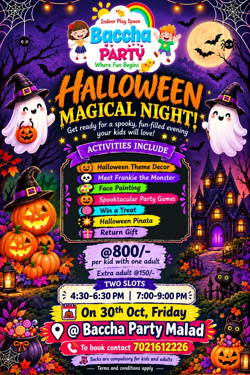 Halloween Magical Night at Baccha Party Malad