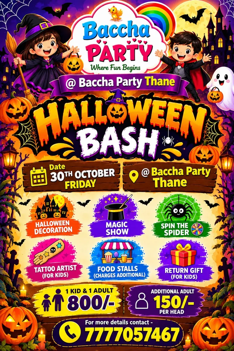 Halloween Magical Night at Baccha Party Thane